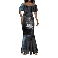 Mae Jemison Mermaid Dress with NASA Spacesuit Portrait, First Black Woman - Wonder Print Shop