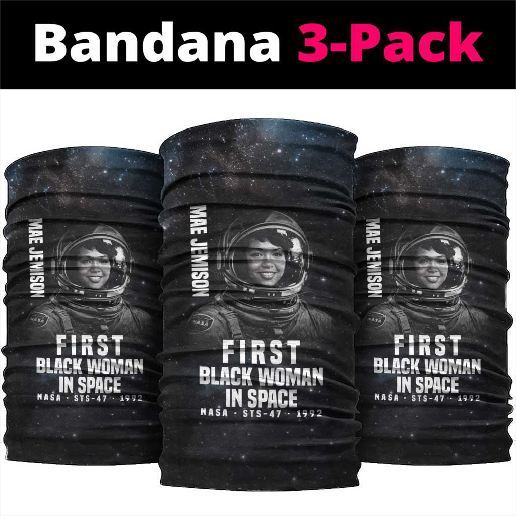 Mae Jemison Neck Gaiter with NASA Spacesuit Portrait, First Black Woman - Wonder Print Shop