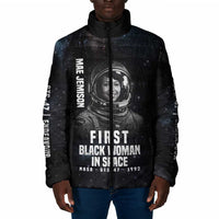 Mae Jemison Padded Jacket with NASA Spacesuit Portrait, First Black Woman - Wonder Print Shop