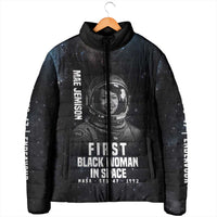 Mae Jemison Padded Jacket with NASA Spacesuit Portrait, First Black Woman - Wonder Print Shop