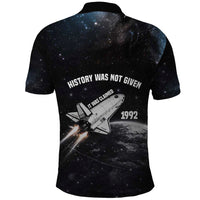 Mae Jemison Polo Shirt with NASA Spacesuit Portrait, First Black Woman - Wonder Print Shop