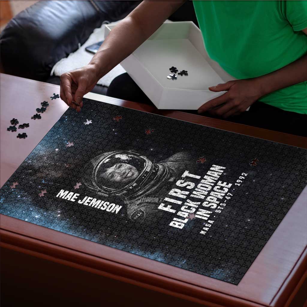 Mae Jemison Puzzle with NASA Spacesuit Portrait, First Black Woman - Wonder Print Shop