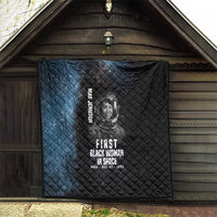 Mae Jemison Quilt with NASA Spacesuit Portrait, First Black Woman - Wonder Print Shop