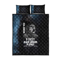 Mae Jemison Quilt Bed Set with NASA Spacesuit Portrait, First Black Woman - Wonder Print Shop