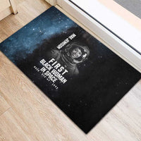Mae Jemison Rubber Doormat with NASA Spacesuit Portrait, First Black Woman - Wonder Print Shop