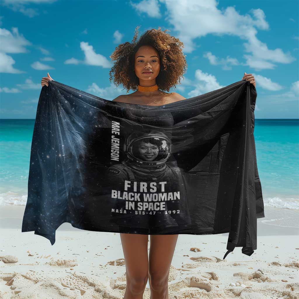 Mae Jemison Sarong with NASA Spacesuit Portrait, First Black Woman - Wonder Print Shop