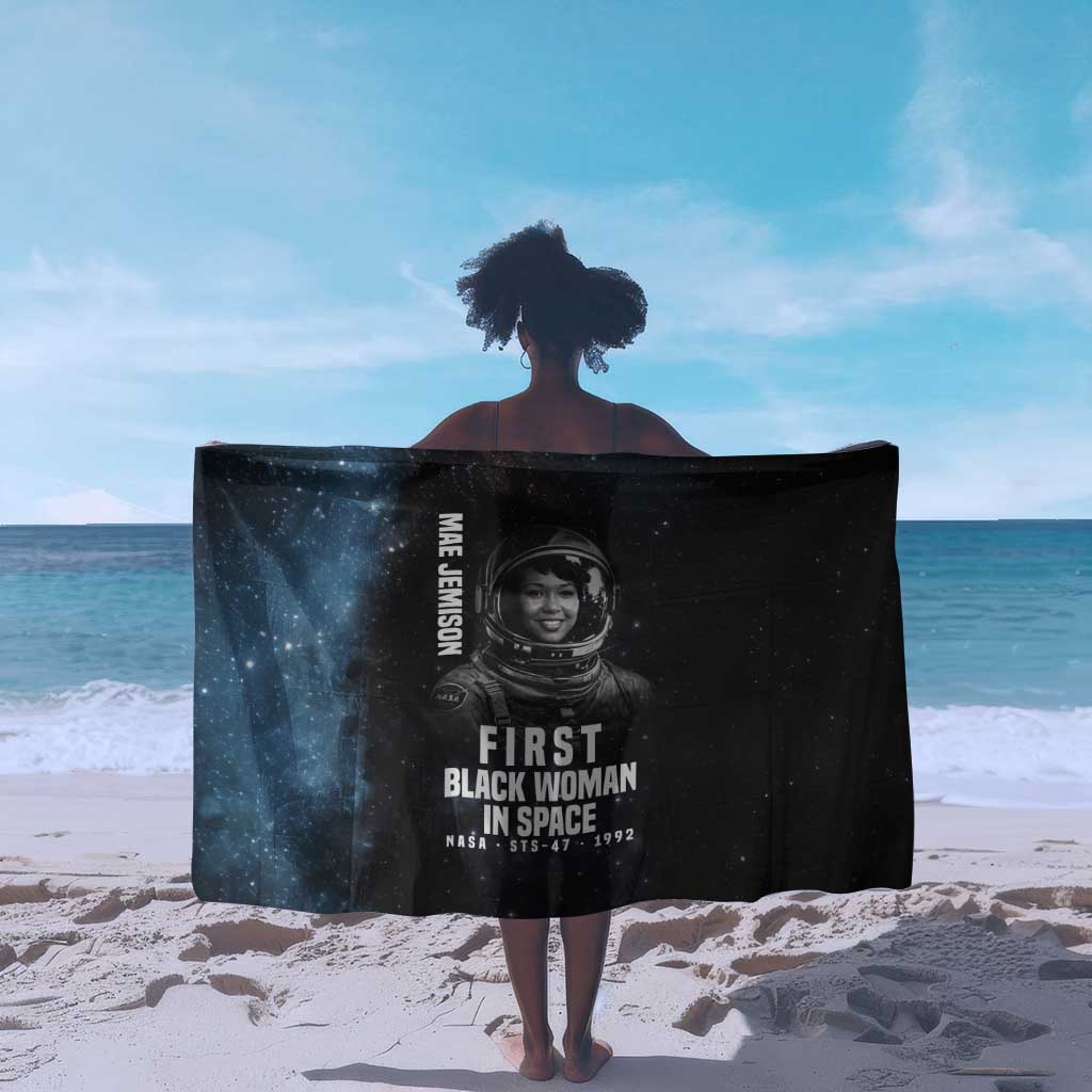 Mae Jemison Sarong with NASA Spacesuit Portrait, First Black Woman - Wonder Print Shop
