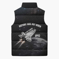 Mae Jemison Sleeveless Puffer Jacket with NASA Spacesuit Portrait, First Black Woman - undefined