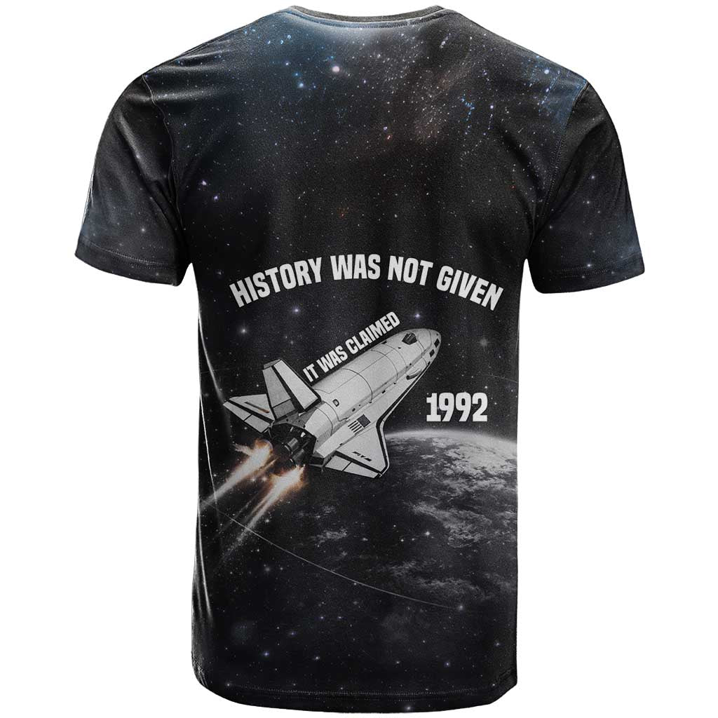 Mae Jemison T shirt with NASA Spacesuit Portrait, First Black Woman - Wonder Print Shop