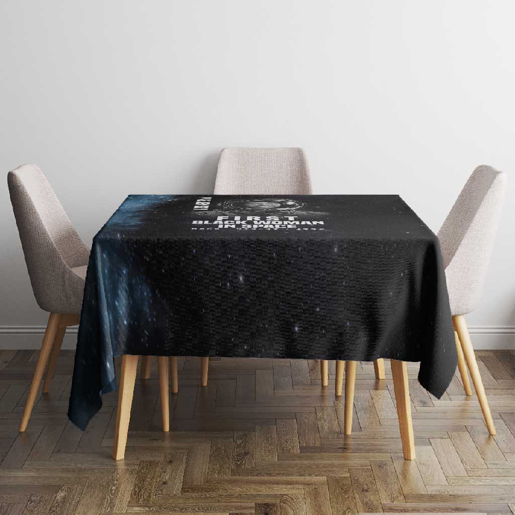 Mae Jemison Tablecloth with NASA Spacesuit Portrait, First Black Woman - Wonder Print Shop