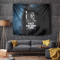 Mae Jemison Tapestry with NASA Spacesuit Portrait, First Black Woman - Wonder Print Shop