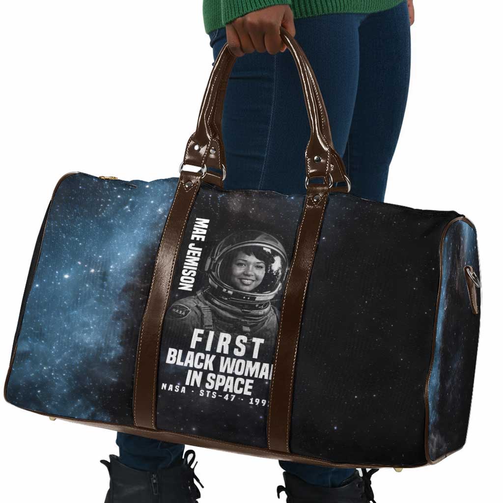 Mae Jemison Travel Bag with NASA Spacesuit Portrait, First Black Woman - Wonder Print Shop