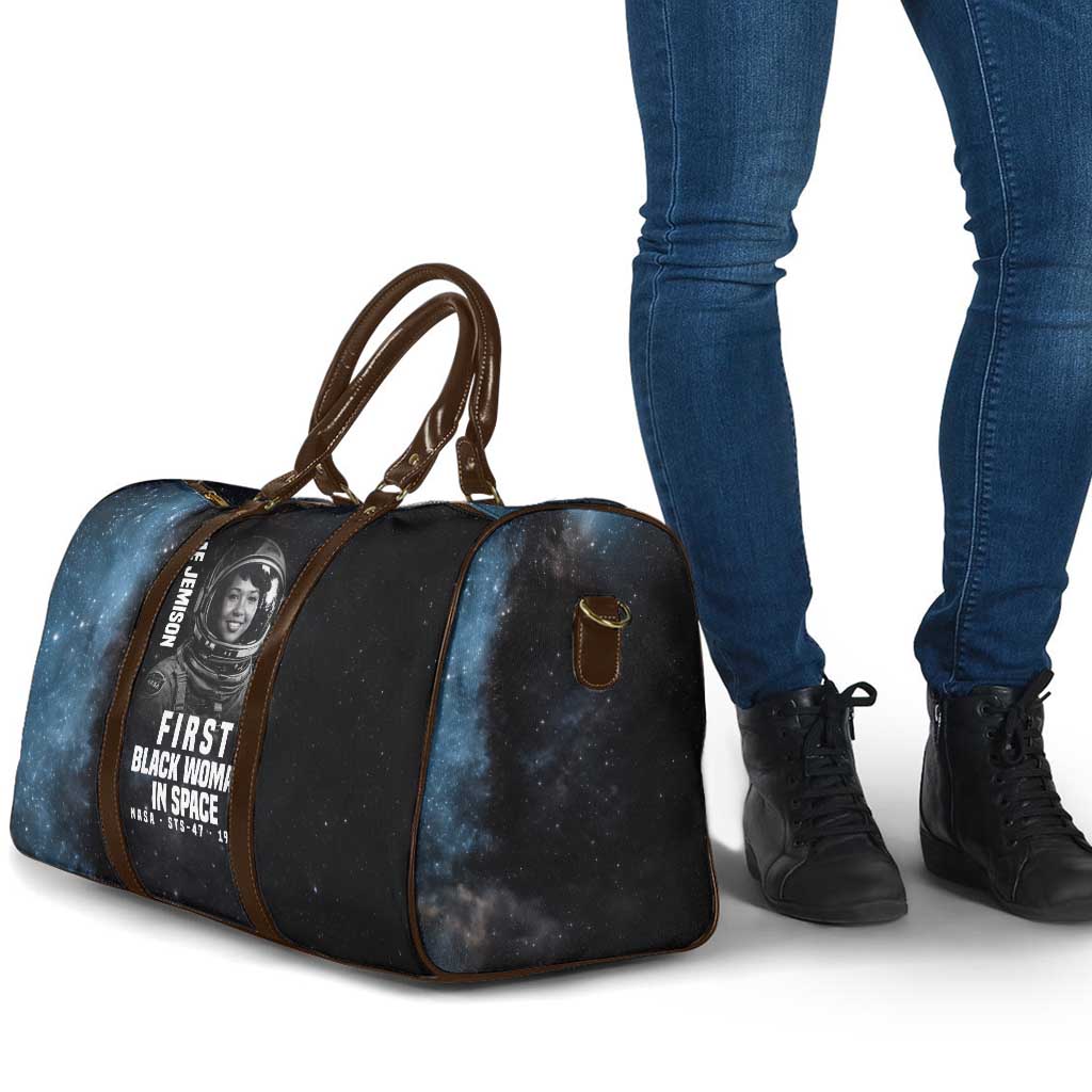 Mae Jemison Travel Bag with NASA Spacesuit Portrait, First Black Woman - Wonder Print Shop