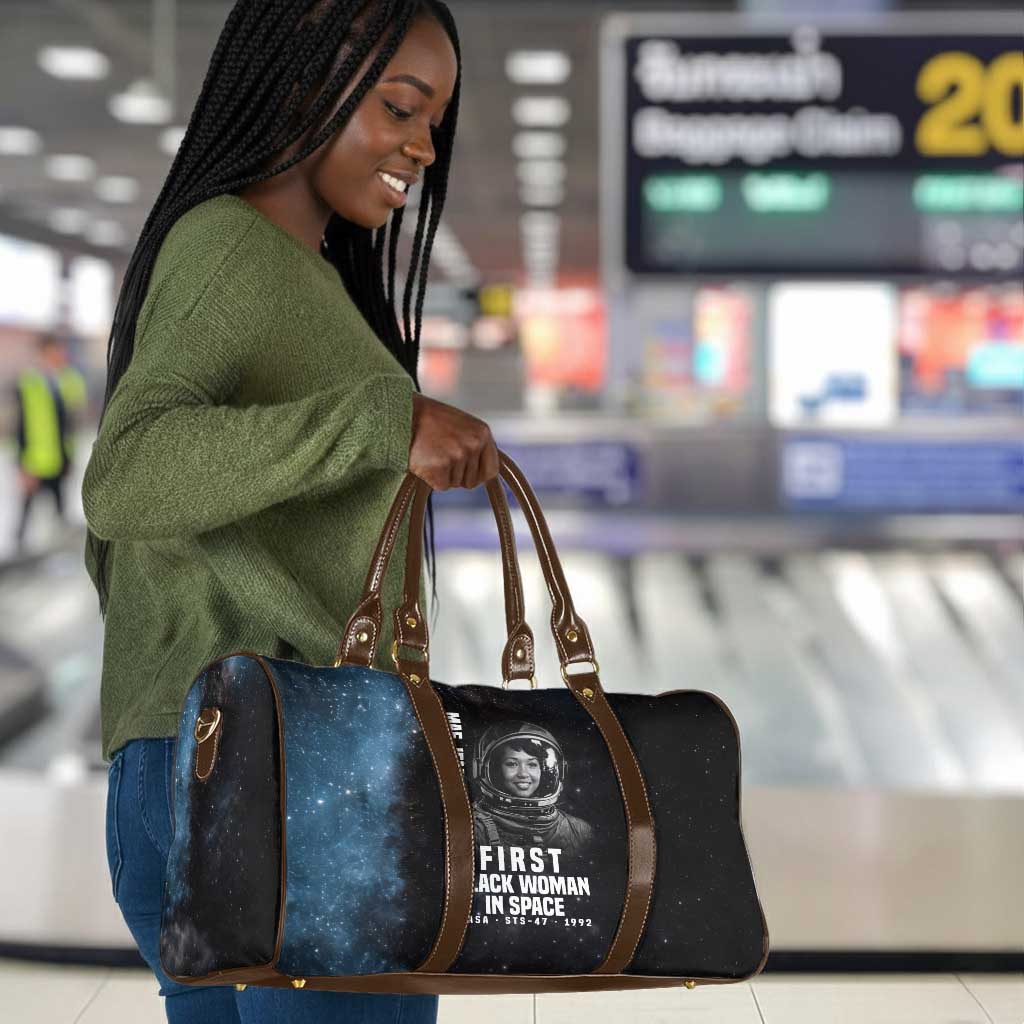 Mae Jemison Travel Bag with NASA Spacesuit Portrait, First Black Woman - Wonder Print Shop