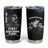 Mae Jemison Tumbler Cup with NASA Spacesuit Portrait, First Black Woman - Wonder Print Shop