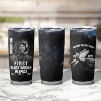 Mae Jemison Tumbler Cup with NASA Spacesuit Portrait, First Black Woman - Wonder Print Shop