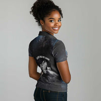 Mae Jemison Women Polo Shirt with NASA Spacesuit Portrait, First Black Woman - Wonder Print Shop