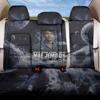 Mae Jemison Back Car Seat Cover with Space Portrait Design, Science Has No Boundaries Quote and DNA Book Elements - Wonder Print Shop