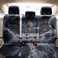 Mae Jemison Back Car Seat Cover with Space Portrait Design, Science Has No Boundaries Quote and DNA Book Elements - Wonder Print Shop