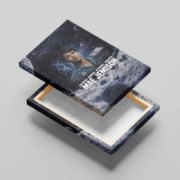 Mae Jemison Canvas Wall Art with Space Portrait Design, Science Has No Boundaries Quote and DNA Book Elements - Wonder Print Shop