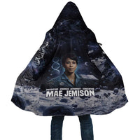 Mae Jemison Cloak with Space Portrait Design, Science Has No Boundaries Quote and DNA Book Elements - Wonder Print Shop
