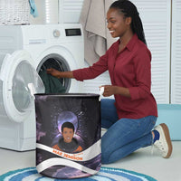 Mae Jemison Laundry Basket Cartoon Astronaut Portrait, The Sky Is Not the Limit Quote and Galaxy Dreamer - Wonder Print Shop
