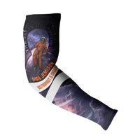 Mae Jemison Arm Sleeves Cartoon Astronaut Portrait, The Sky Is Not the Limit Quote and Galaxy Dreamer - Wonder Print Shop