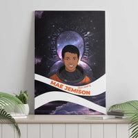 Mae Jemison Canvas Wall Art Cartoon Astronaut Portrait, The Sky Is Not the Limit Quote and Galaxy Dreamer - Wonder Print Shop