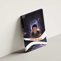 Mae Jemison Canvas Wall Art Cartoon Astronaut Portrait, The Sky Is Not the Limit Quote and Galaxy Dreamer - Wonder Print Shop