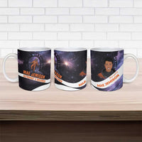 Mae Jemison Ceramic Mug Cartoon Astronaut Portrait, The Sky Is Not the Limit Quote and Galaxy Dreamer - Wonder Print Shop