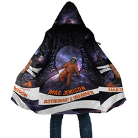 Mae Jemison Cloak Cartoon Astronaut Portrait, The Sky Is Not the Limit Quote and Galaxy Dreamer - Wonder Print Shop