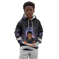 Mae Jemison Kid Hoodie Cartoon Astronaut Portrait, The Sky Is Not the Limit Quote and Galaxy Dreamer - Wonder Print Shop