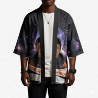 Mae Jemison Kimono Cartoon Astronaut Portrait, The Sky Is Not the Limit Quote and Galaxy Dreamer - Wonder Print Shop