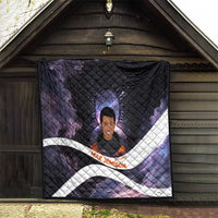 Mae Jemison Quilt Cartoon Astronaut Portrait, The Sky Is Not the Limit Quote and Galaxy Dreamer - Wonder Print Shop