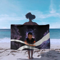 Mae Jemison Sarong Cartoon Astronaut Portrait, The Sky Is Not the Limit Quote and Galaxy Dreamer - Wonder Print Shop