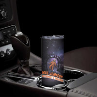 Mae Jemison Skinny Tumbler Cartoon Astronaut Portrait, The Sky Is Not the Limit Quote and Galaxy Dreamer - Wonder Print Shop