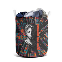 Chimamanda Ngozi Adichie Laundry Basket with Monochrome Portrait, The Danger of a Single Story Quote - Wonder Print Shop