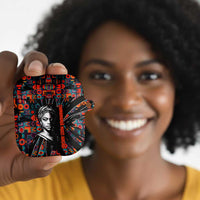 Chimamanda Ngozi Adichie AirPods Case with Monochrome Portrait, The Danger of a Single Story Quote - Wonder Print Shop