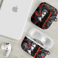 Chimamanda Ngozi Adichie AirPods Case with Monochrome Portrait, The Danger of a Single Story Quote - Wonder Print Shop