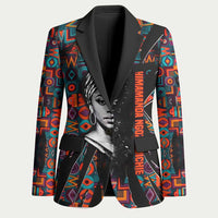 Chimamanda Ngozi Adichie Blazer with Monochrome Portrait, The Danger of a Single Story Quote - Wonder Print Shop