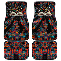 Chimamanda Ngozi Adichie Car Mats with Monochrome Portrait, The Danger of a Single Story Quote - Wonder Print Shop