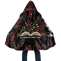 Chimamanda Ngozi Adichie Cloak with Monochrome Portrait, The Danger of a Single Story Quote - Wonder Print Shop