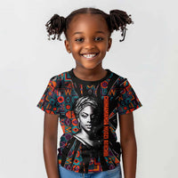 Chimamanda Ngozi Adichie Kid T shirt with Monochrome Portrait, The Danger of a Single Story Quote - Wonder Print Shop