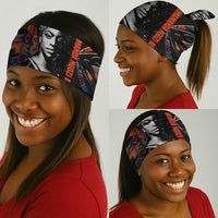 Chimamanda Ngozi Adichie Neck Gaiter with Monochrome Portrait, The Danger of a Single Story Quote - Wonder Print Shop