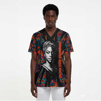 Chimamanda Ngozi Adichie Scrub Top with Monochrome Portrait, The Danger of a Single Story Quote - Wonder Print Shop