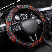 Chimamanda Ngozi Adichie Steering Wheel Cover with Monochrome Portrait, The Danger of a Single Story Quote - Wonder Print Shop