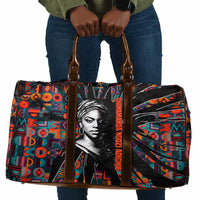 Chimamanda Ngozi Adichie Travel Bag with Monochrome Portrait, The Danger of a Single Story Quote - Wonder Print Shop