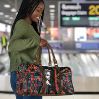 Chimamanda Ngozi Adichie Travel Bag with Monochrome Portrait, The Danger of a Single Story Quote - Wonder Print Shop