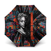 Chimamanda Ngozi Adichie Umbrella with Monochrome Portrait, The Danger of a Single Story Quote - Wonder Print Shop