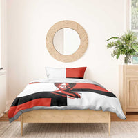 Chimamanda Ngozi Adichie Bedding Set with Bold Red Portrait, We Should All Be Feminists Quote - Wonder Print Shop